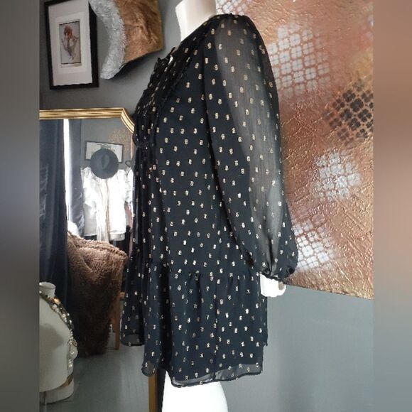 Zara Voluminous Chiffon Mini Dress - Picture 12 of 13